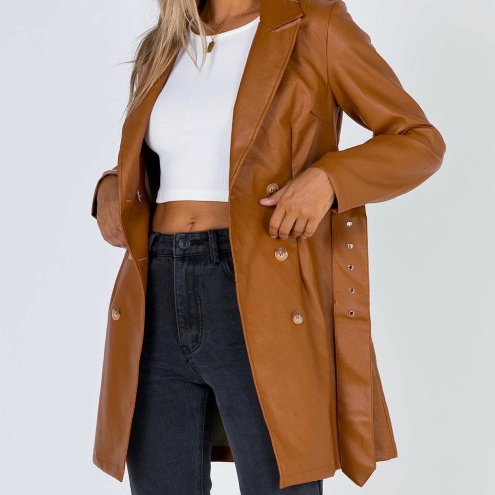 Princess Polly Brown Blazer Dress/coat